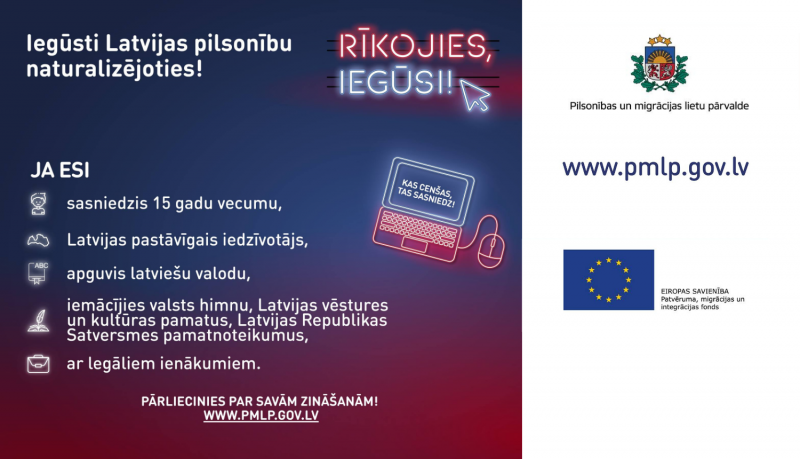 Naturalizāciajs infografika
