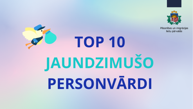 Top 10 jaundzimušo personvārdi
