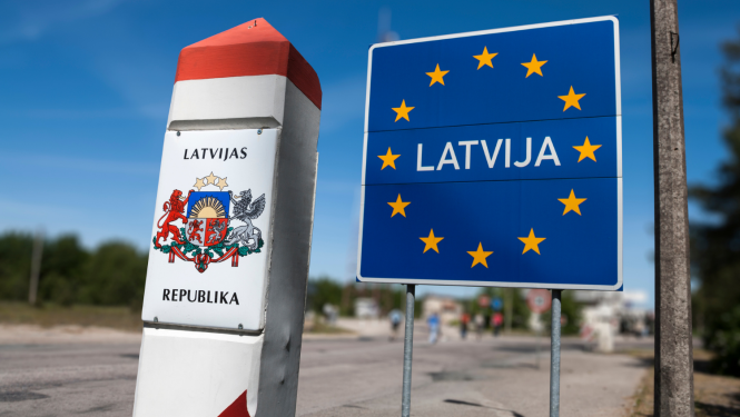 Latvijas robeža