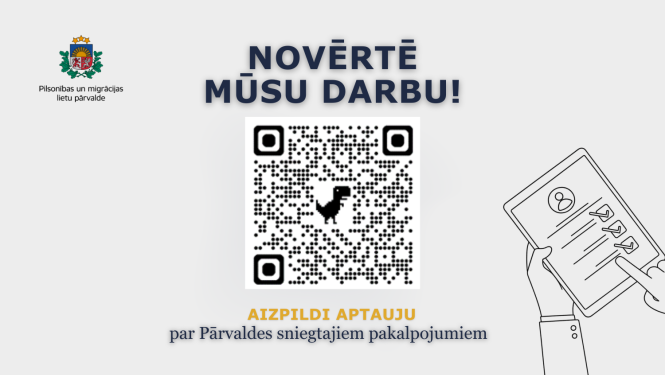 QR  kods par klientu servisu