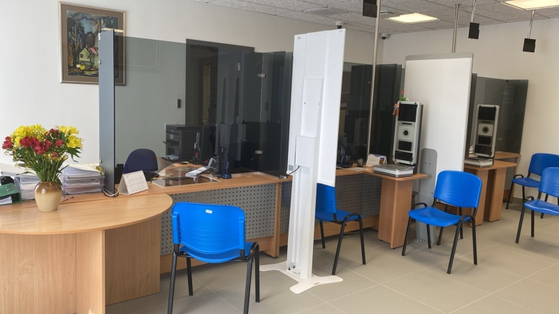 Talsu nodaļas klientu apkalpošanas zona