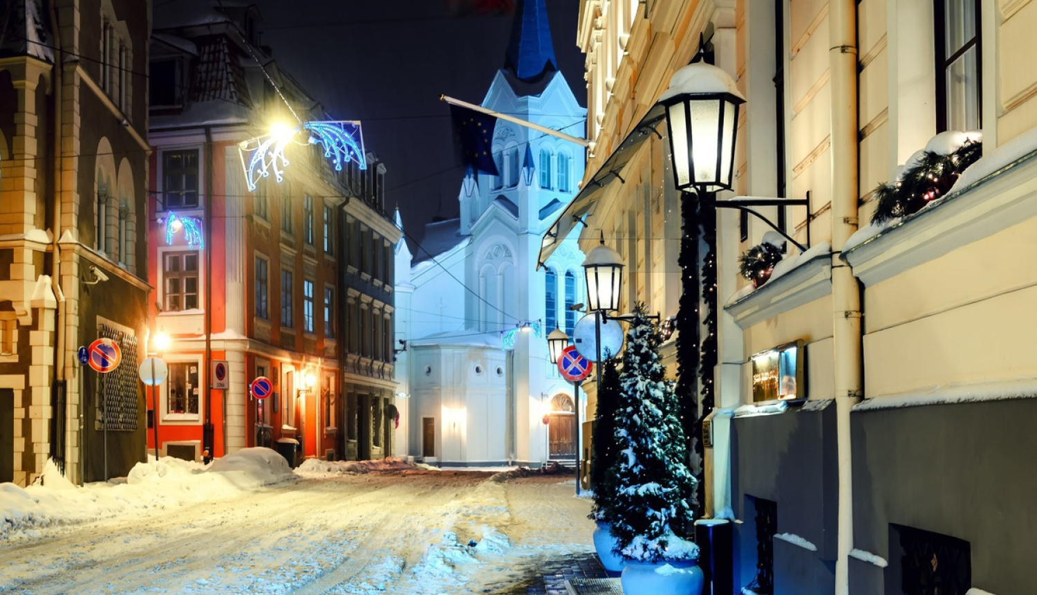 Ziemas vakars Vecrīgā