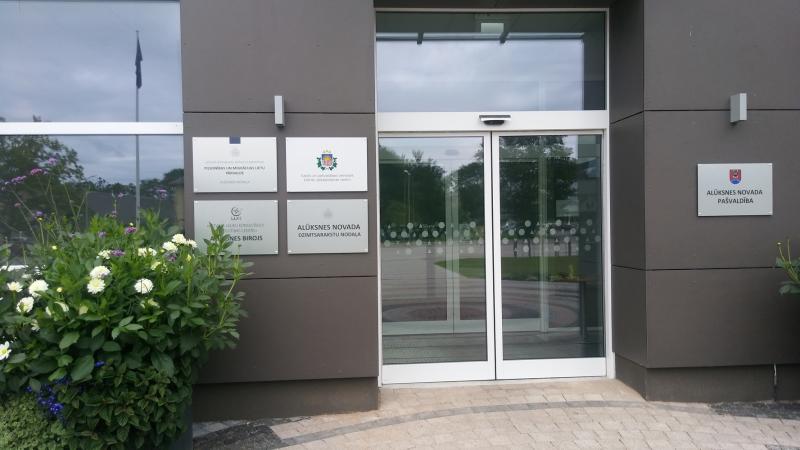 entrance to the building