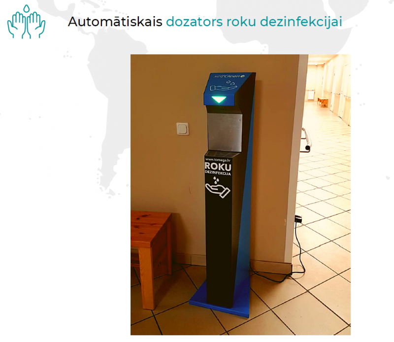 dozators roku dezinfekcijai