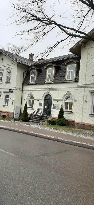 entrance to the building