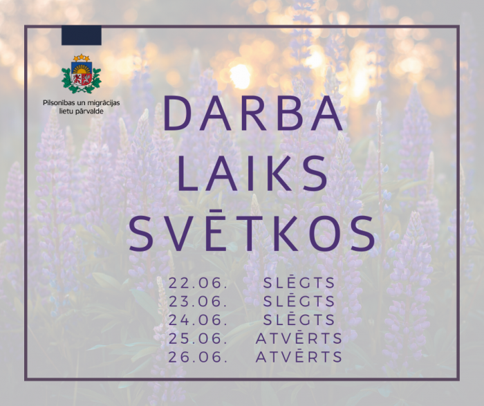 Darba laiks Līgo