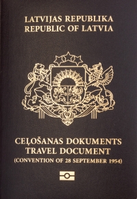 Ceļošanas dokuments bezvalstniekam 2024