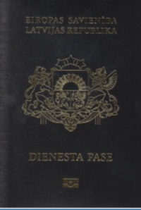 Dienesta pases paraugs