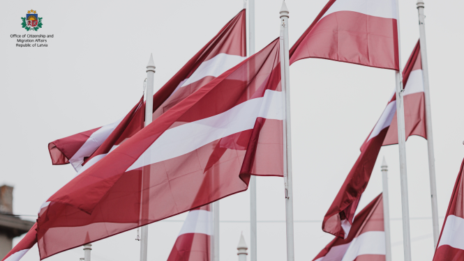 Latvian flags