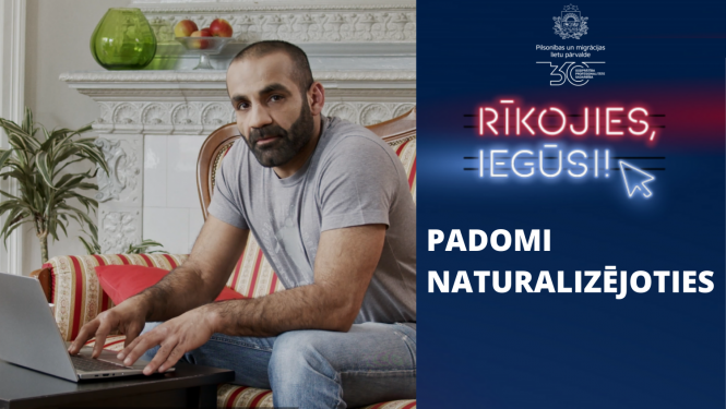 Zaurs Dzavadovs, un uzraksts "Padomi naturalizējoties"