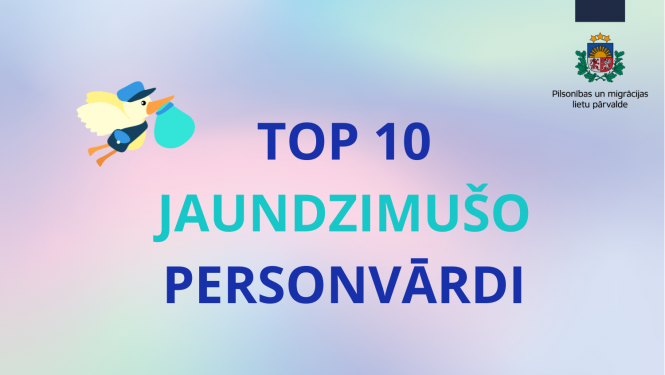 Top 10 jaundzimušo personvārdi