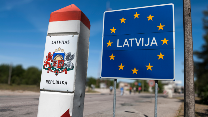 Latvijas robeža