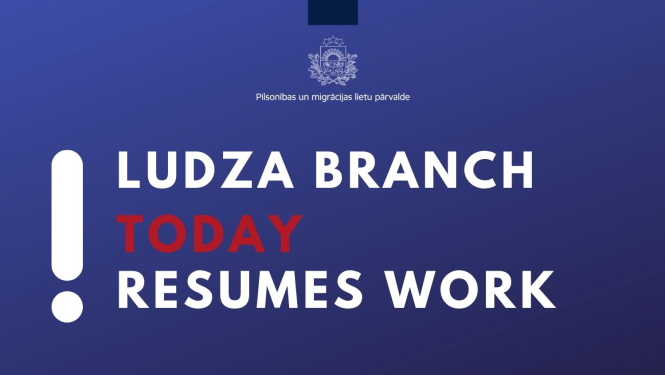 Ludza branch RESUMES customer service by pre-appointment