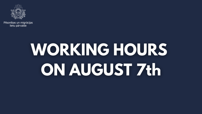 Darba laiks 7.augustā-angliski