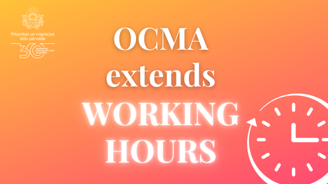 OCMA extends working hours bright visual in orange colour