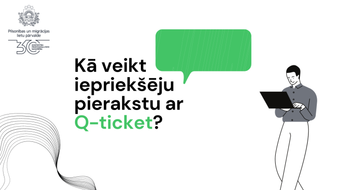 Kā veikt iepriekšēju pierakstu ar Q-ticket?