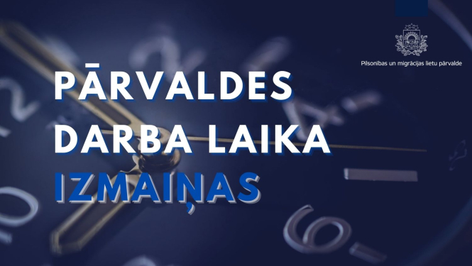 Pārvaldes darba laika izmaiņas svētkos