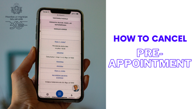 How to cancel pre- Appointment