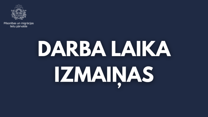 Darba laika izmaiņas