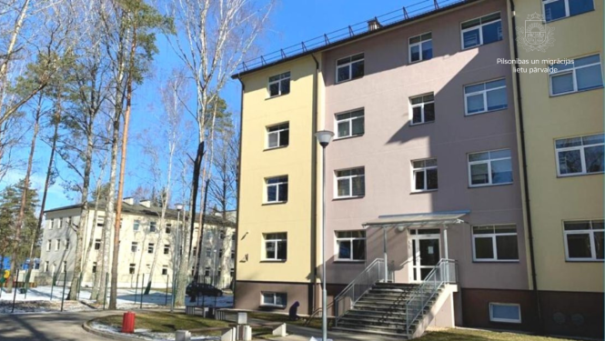 Patvēruma meklētāju izmitināšanas ēka Muceniekos