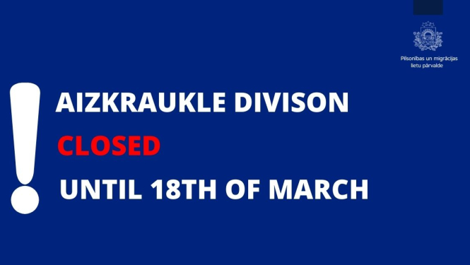 Aizkraukles nodaļa slēgta