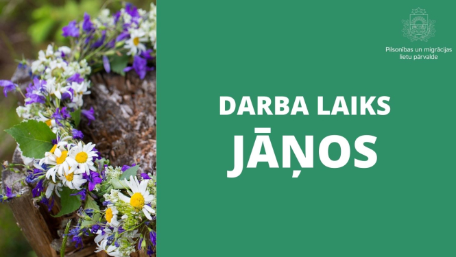 Darba laiks Jāņos