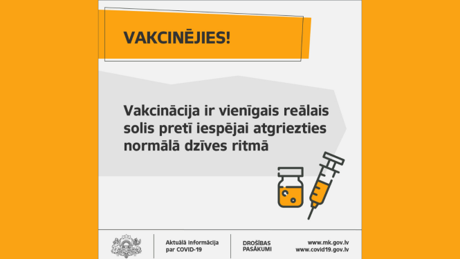 Informatīvs materiāls - vakcinējies