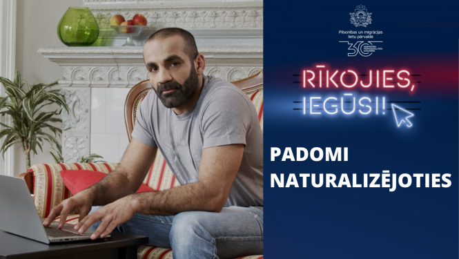 Zaurs Dzavadovs, un uzraksts "Padomi naturalizējoties"