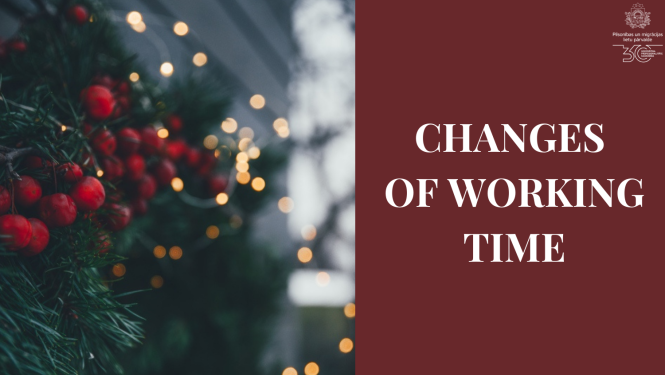 Changes of working time