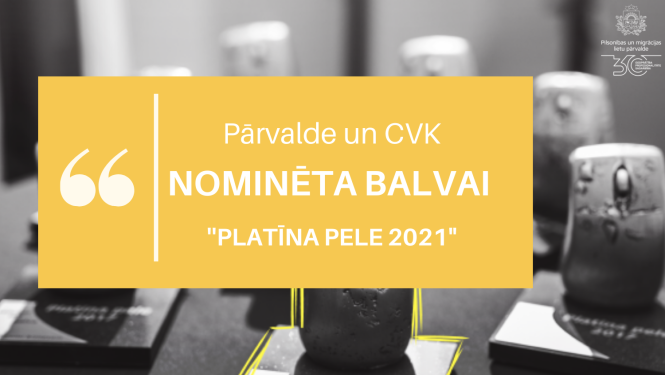Pārvalde un CVK Nominēta Balvai 