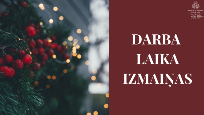 Darba laika izmaiņas un ziemassvētku tirdziņa foto