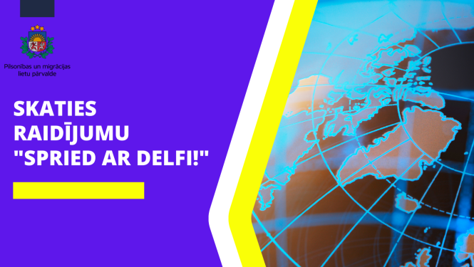 skaties raidījumu  "spried ar delfi!"