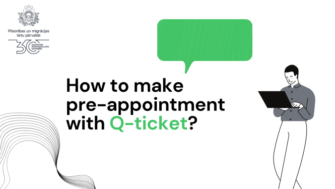 Visual graphic material How to make pre-appointment with Q-ticket?