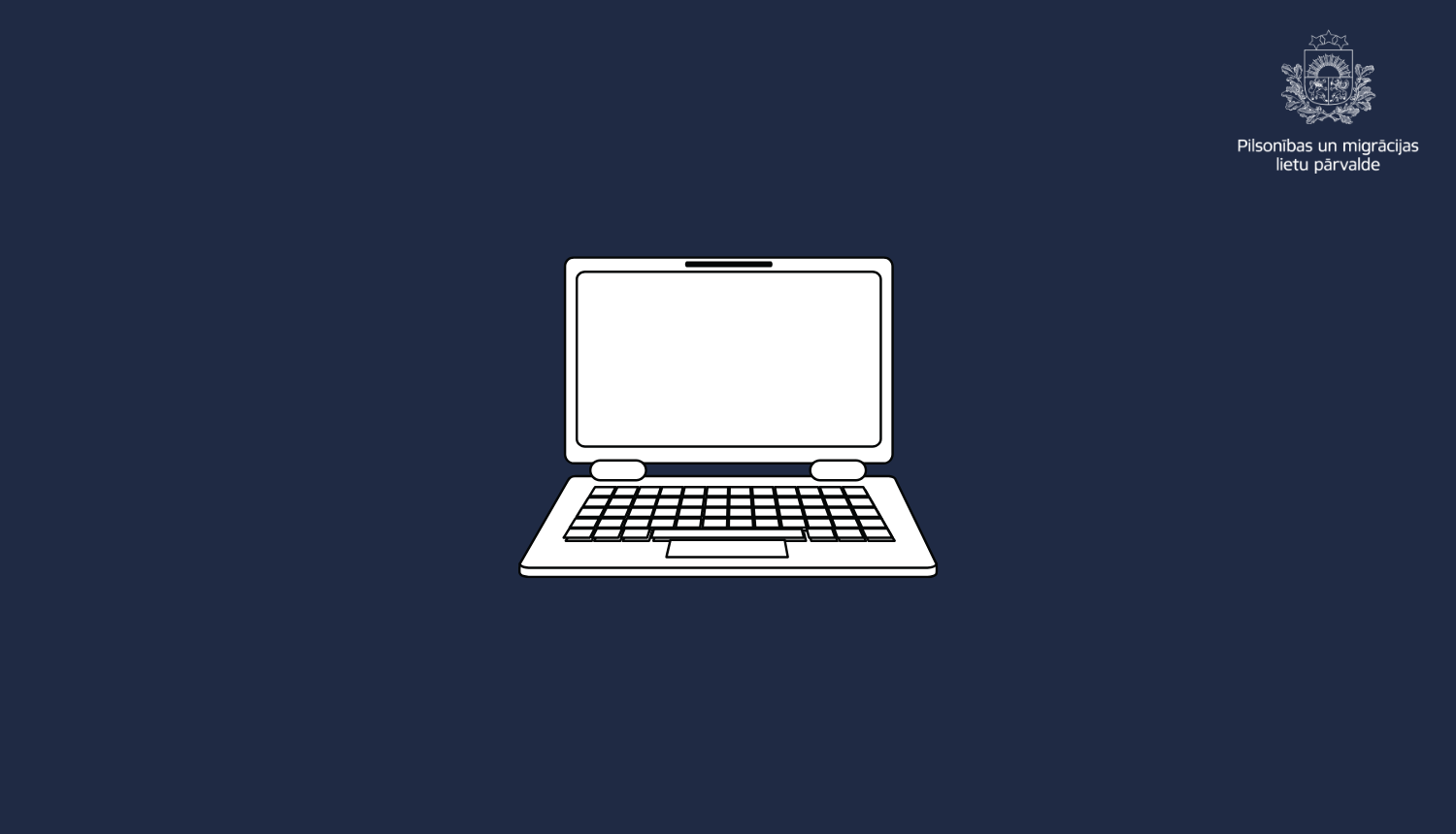 uz tumši melnā fona - dators