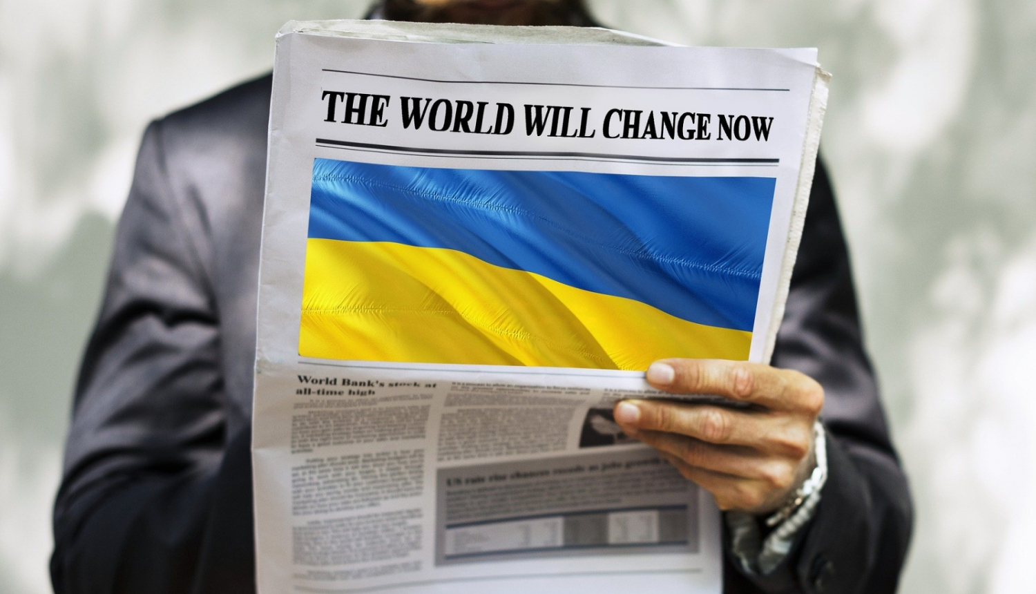 Attēls ar Ukrainas karogu