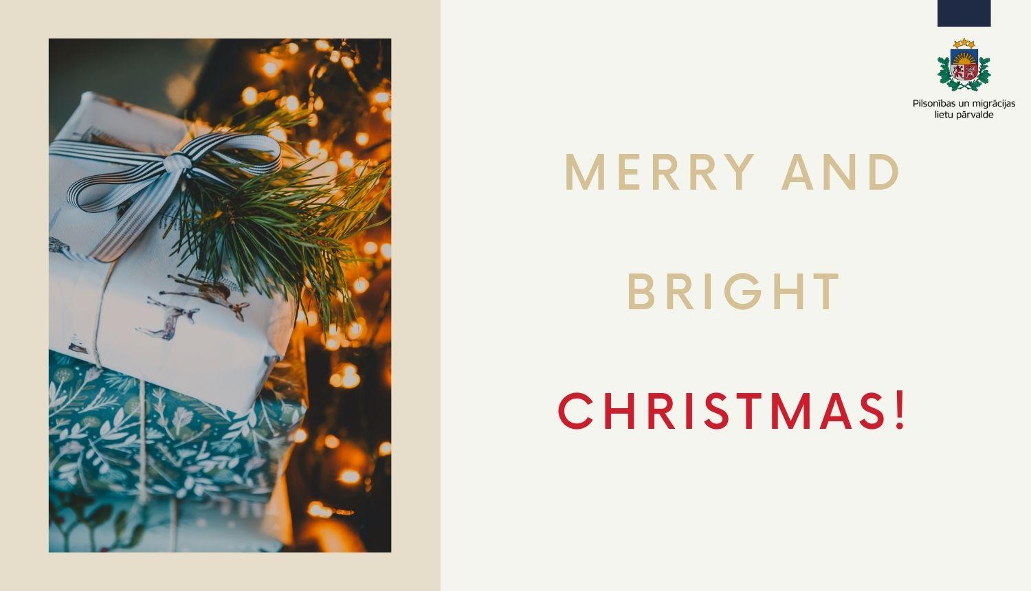 Merry and Bright Christmas!