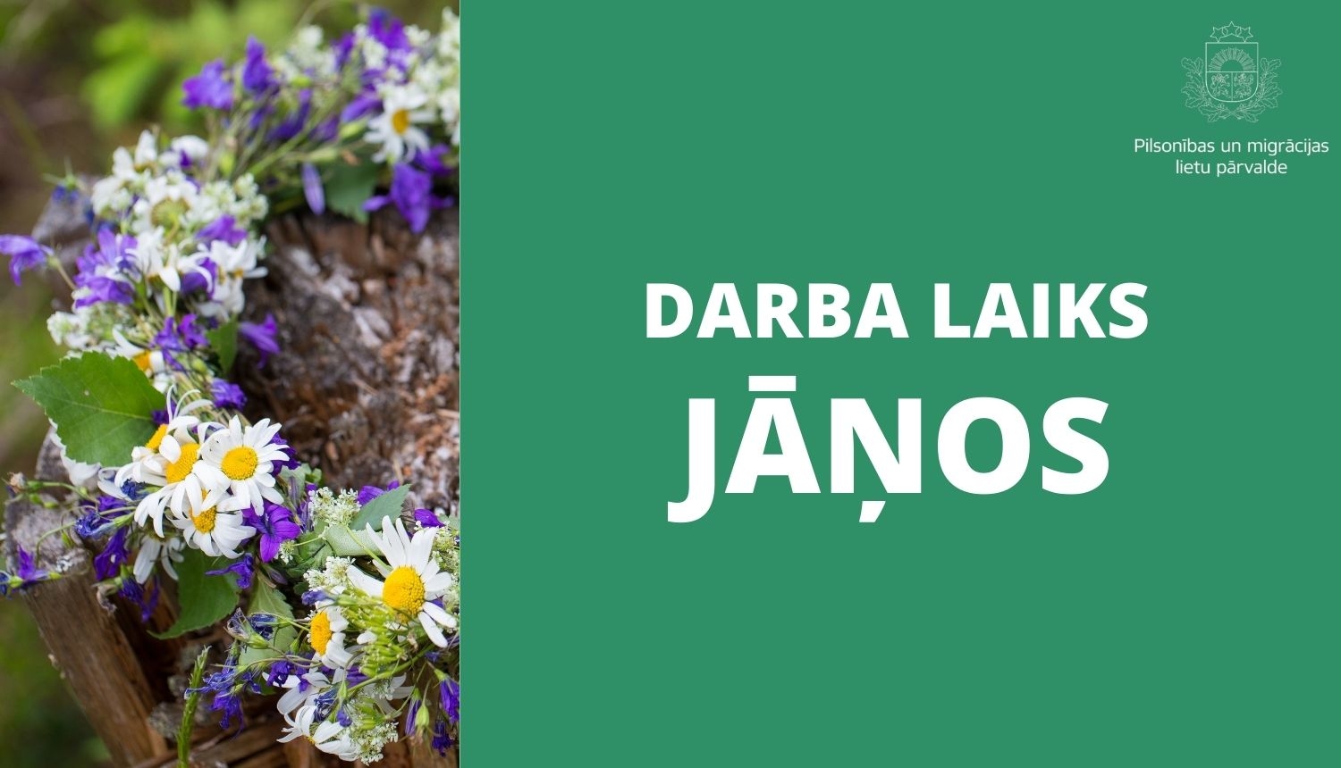 Darba laiks Jāņos