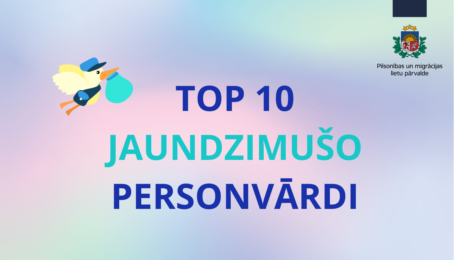 Top 10 jaundzimušo personvārdi