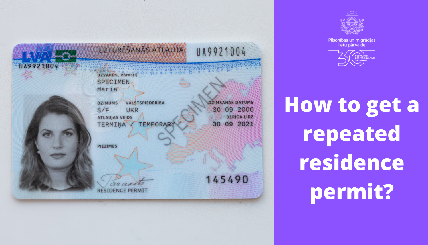 How to get a repeated residence permit?