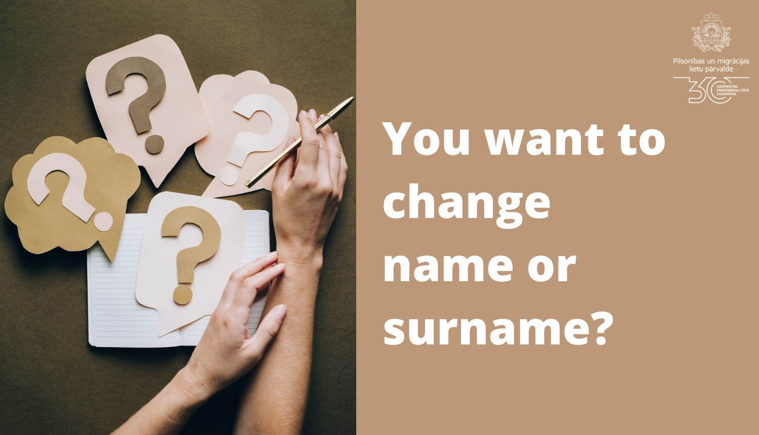 Do you want to change name or surname?